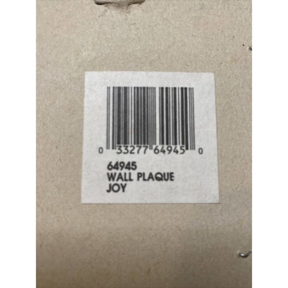 Vintage Retro Dead Stock JOY With Ice Cream Cones Ceramic Door Name Wall Sign - Picture 3 of 12